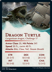 Dragon Turtle Art Card [Dungeons & Dragons: Adventures in the Forgotten Realms Art Series] | Silver Goblin