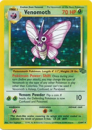 Venomoth (13/64) [Jungle Unlimited] | Silver Goblin