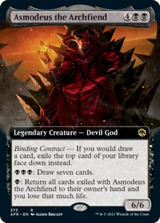 Asmodeus the Archfiend (Extended Art) [Dungeons & Dragons: Adventures in the Forgotten Realms] | Silver Goblin