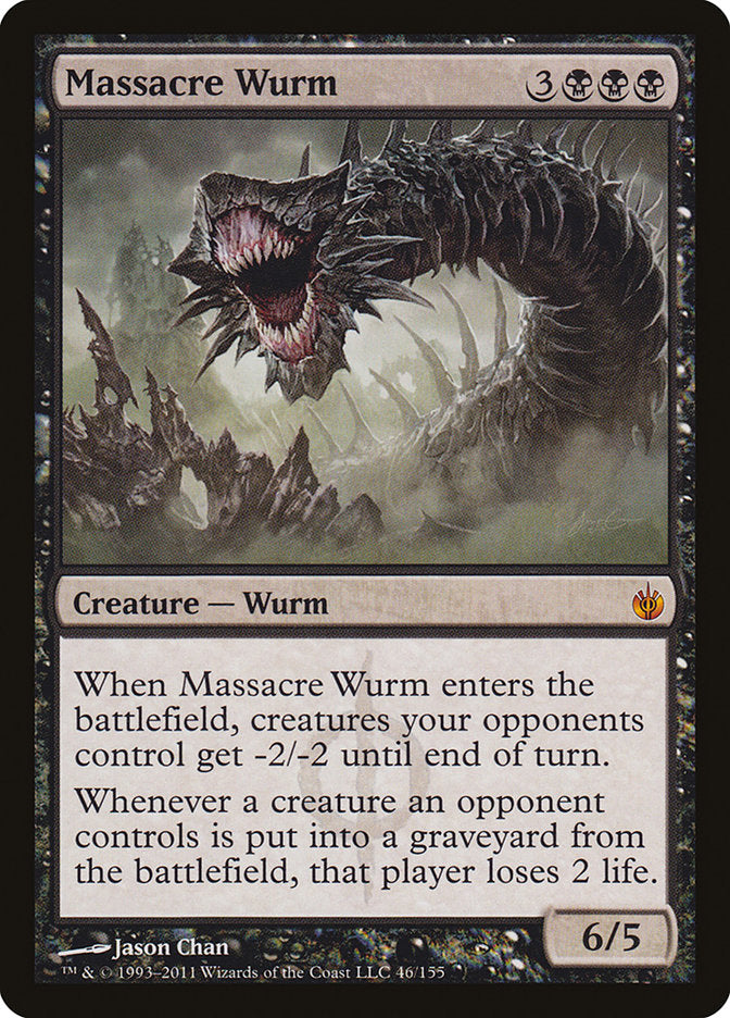 Massacre Wurm [Mirrodin Besieged] | Silver Goblin