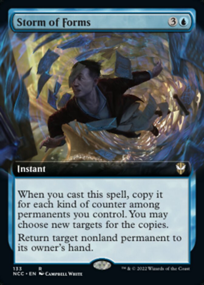 Storm of Forms (Extended Art) [Streets of New Capenna Commander] | Silver Goblin