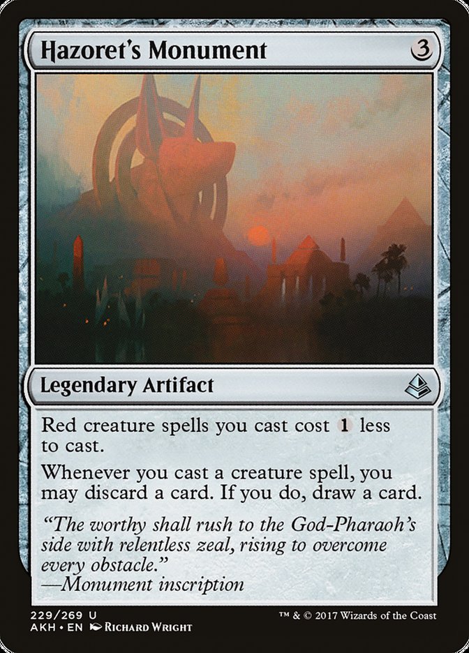 Hazoret's Monument [Amonkhet] | Silver Goblin