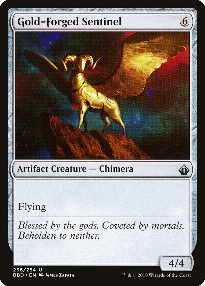 Gold-Forged Sentinel [Battlebond] | Silver Goblin