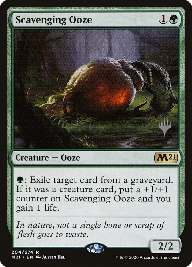 Scavenging Ooze (Promo Pack) [Core Set 2021 Promos] | Silver Goblin