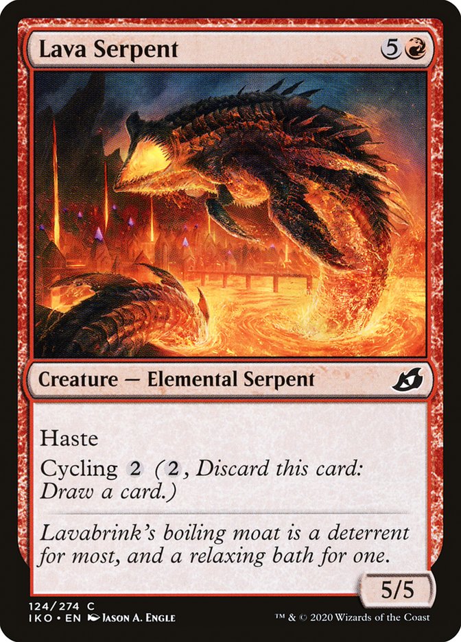 Lava Serpent [Ikoria: Lair of Behemoths] | Silver Goblin