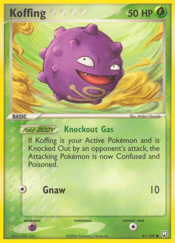 Koffing (61/109) [EX: Team Rocket Returns] | Silver Goblin