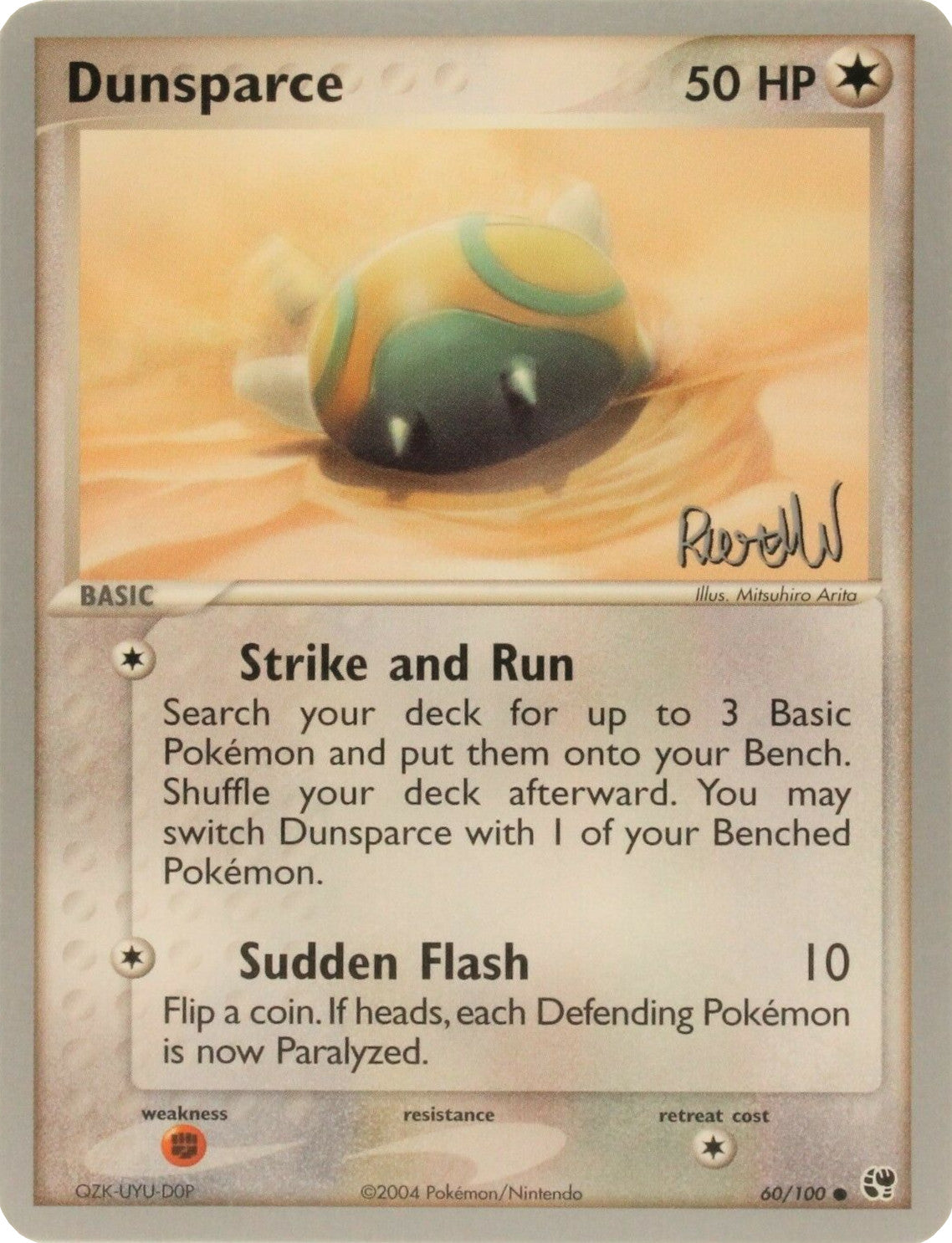 Dunsparce (60/100) (Rocky Beach - Reed Weichler) [World Championships 2004] | Silver Goblin