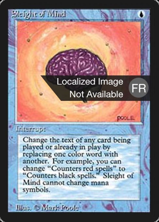 Sleight of Mind [Foreign Black Border] | Silver Goblin