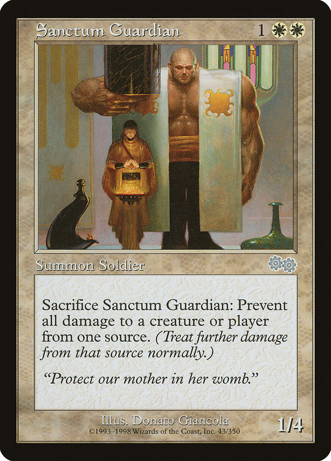 Sanctum Guardian [Urza's Saga] | Silver Goblin