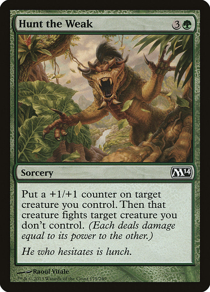 Hunt the Weak [Magic 2014] | Silver Goblin