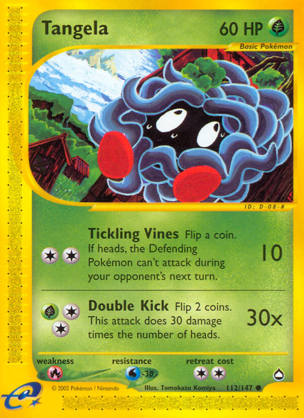 Tangela (112/147) [Aquapolis] | Silver Goblin