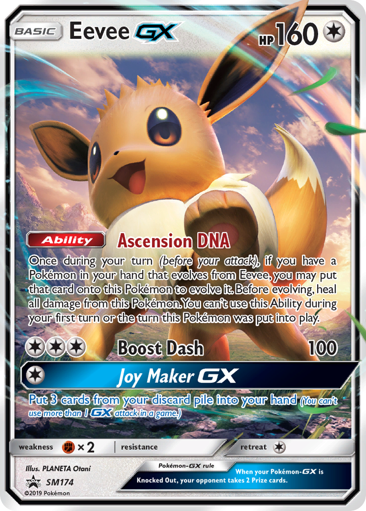 Eevee GX (SM174) [Sun & Moon: Black Star Promos] | Silver Goblin