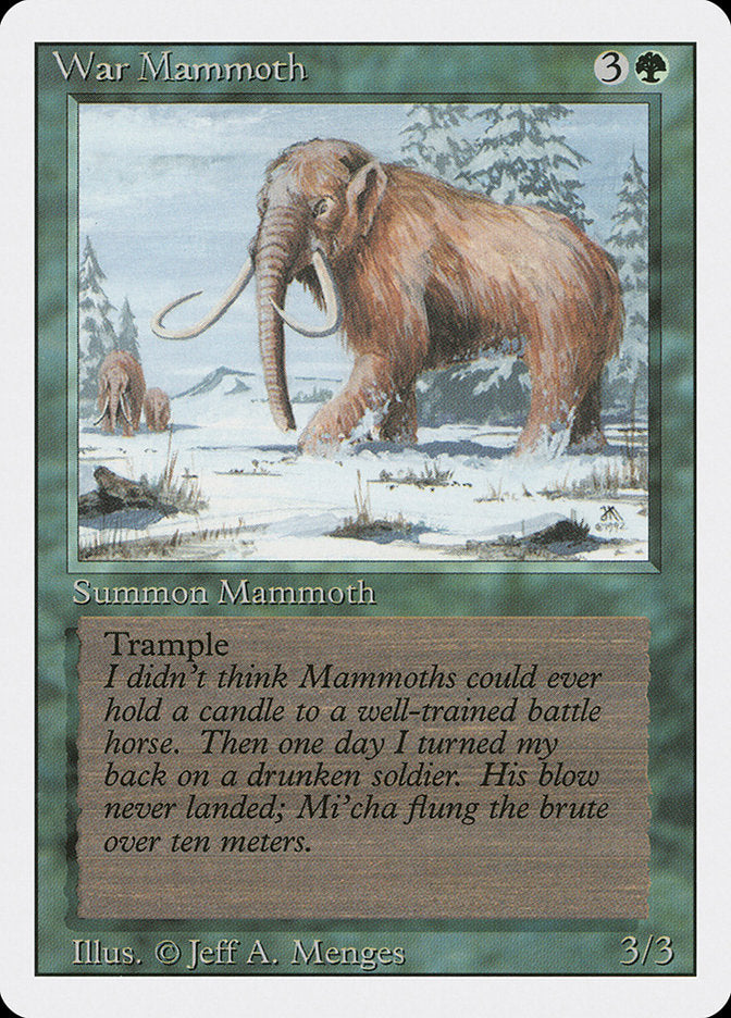 War Mammoth [Revised Edition] | Silver Goblin
