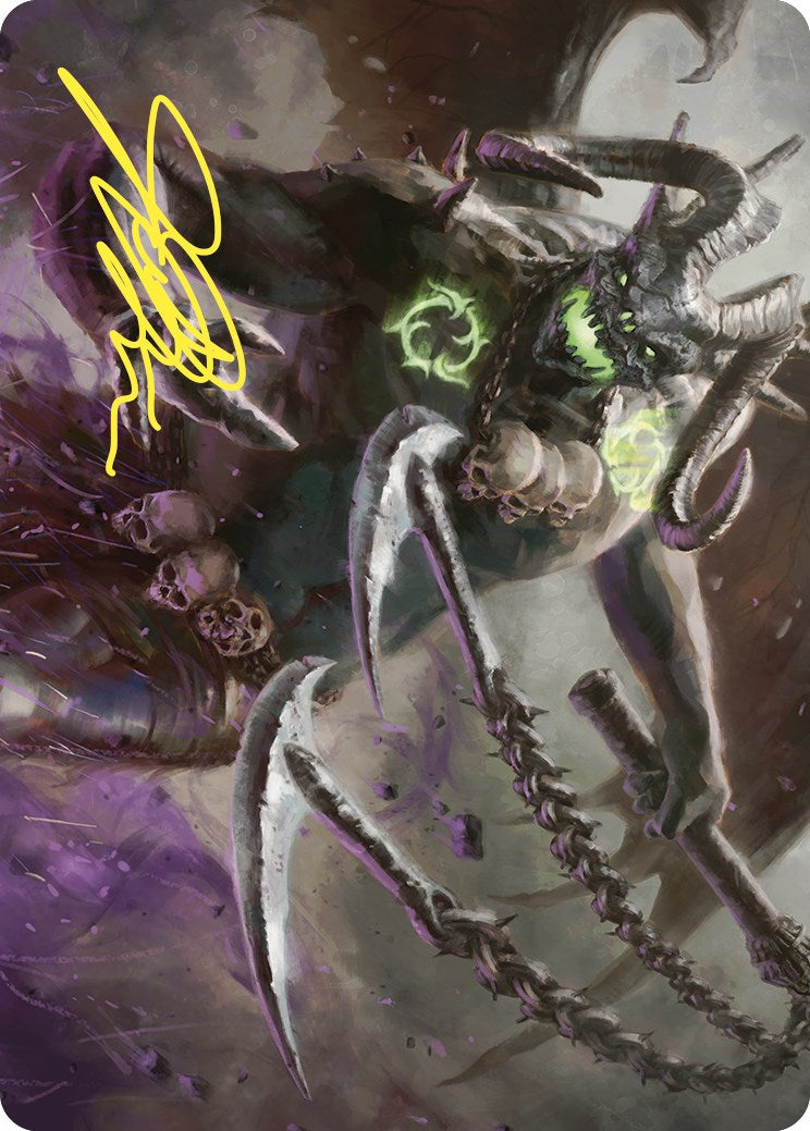 Archfiend of Despair Art Card (Gold-Stamped Signature) [Commander Masters Art Series] | Silver Goblin