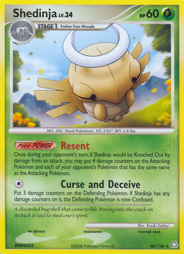 Shedinja (40/146) [Diamond & Pearl: Legends Awakened] | Silver Goblin