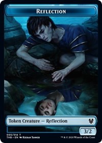 Reflection // Satyr Double-Sided Token [Theros Beyond Death Tokens] | Silver Goblin