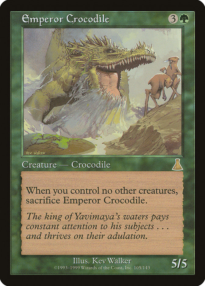 Emperor Crocodile [Urza's Destiny] | Silver Goblin