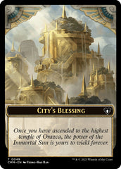 City's Blessing // Emblem - Teferi, Temporal Archmage Double-Sided Token [Commander Masters Tokens] | Silver Goblin