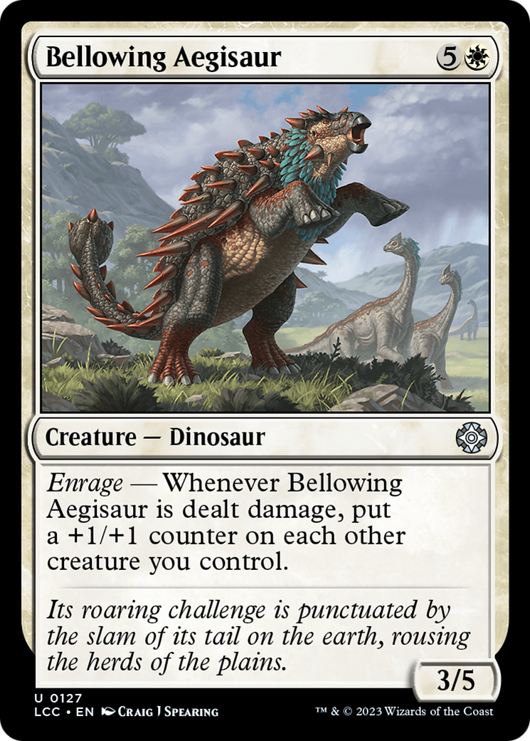 Bellowing Aegisaur [The Lost Caverns of Ixalan Commander] | Silver Goblin