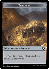 Treasure // Construct (0041) Double-Sided Token [Commander Masters Tokens] | Silver Goblin