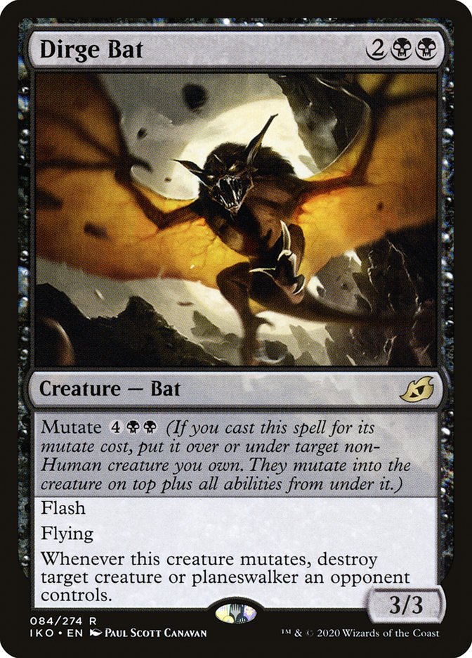 Dirge Bat [Ikoria: Lair of Behemoths] | Silver Goblin