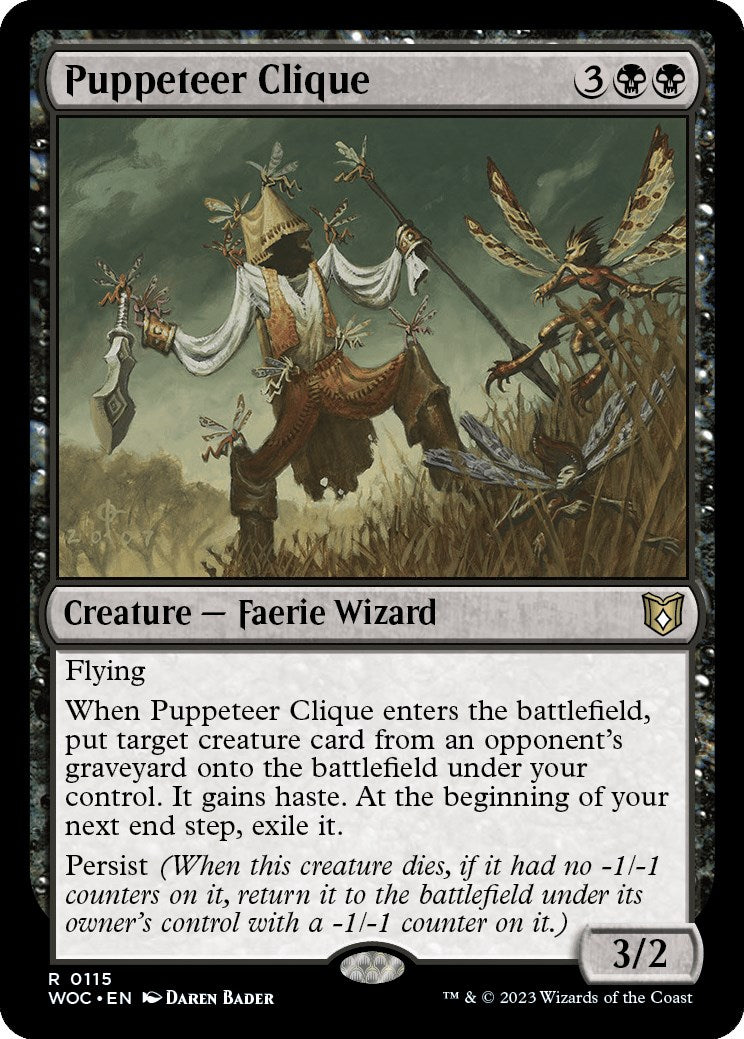 Puppeteer Clique [Wilds of Eldraine Commander] | Silver Goblin