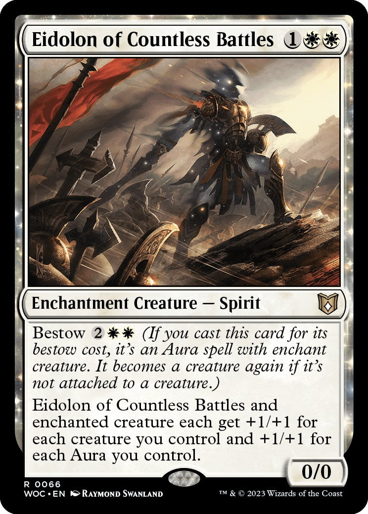 Eidolon of Countless Battles [Wilds of Eldraine Commander] | Silver Goblin