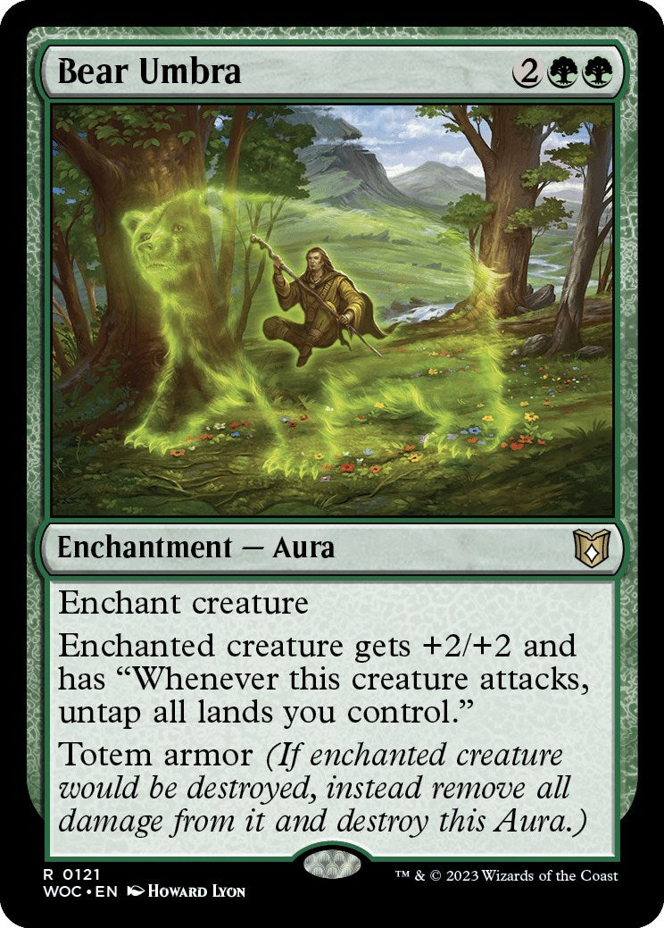 Bear Umbra [Wilds of Eldraine Commander] | Silver Goblin