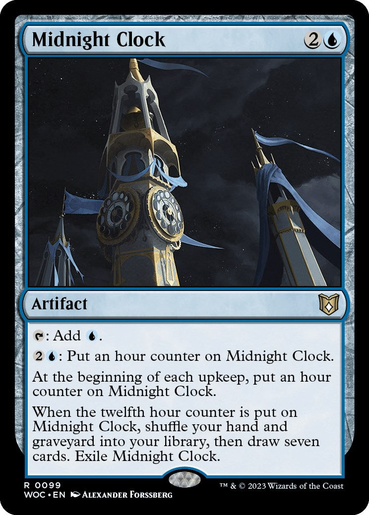Midnight Clock [Wilds of Eldraine Commander] | Silver Goblin