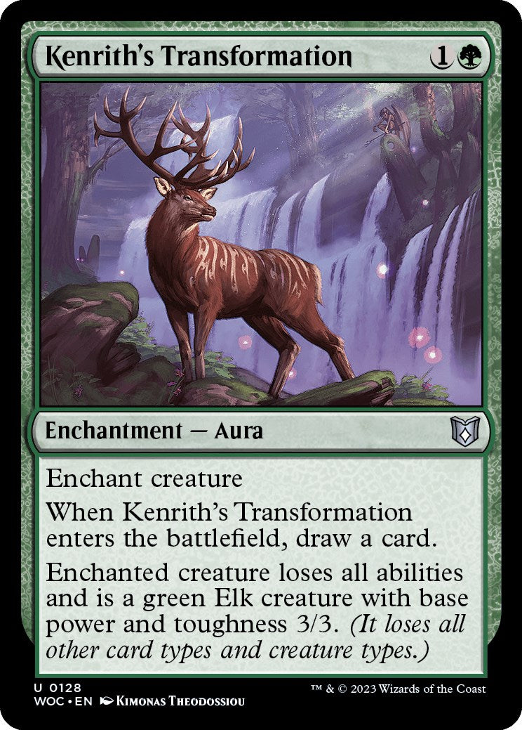 Kenrith's Transformation [Wilds of Eldraine Commander] | Silver Goblin