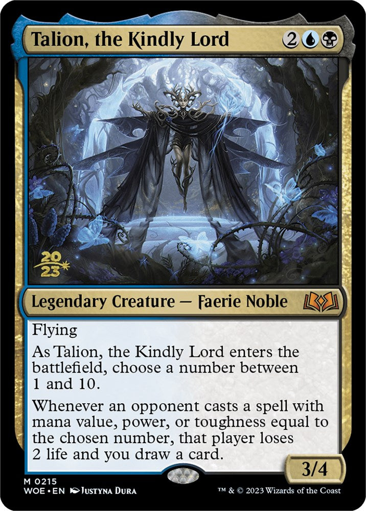Talion, the Kindly Lord [Wilds of Eldraine Prerelease Promos] | Silver Goblin