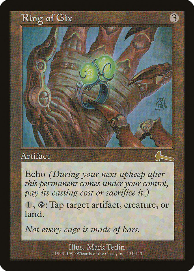 Ring of Gix [Urza's Legacy] | Silver Goblin