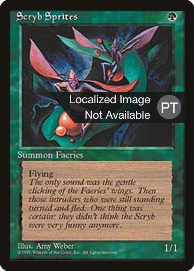 Scryb Sprites [Fourth Edition (Foreign Black Border)] | Silver Goblin