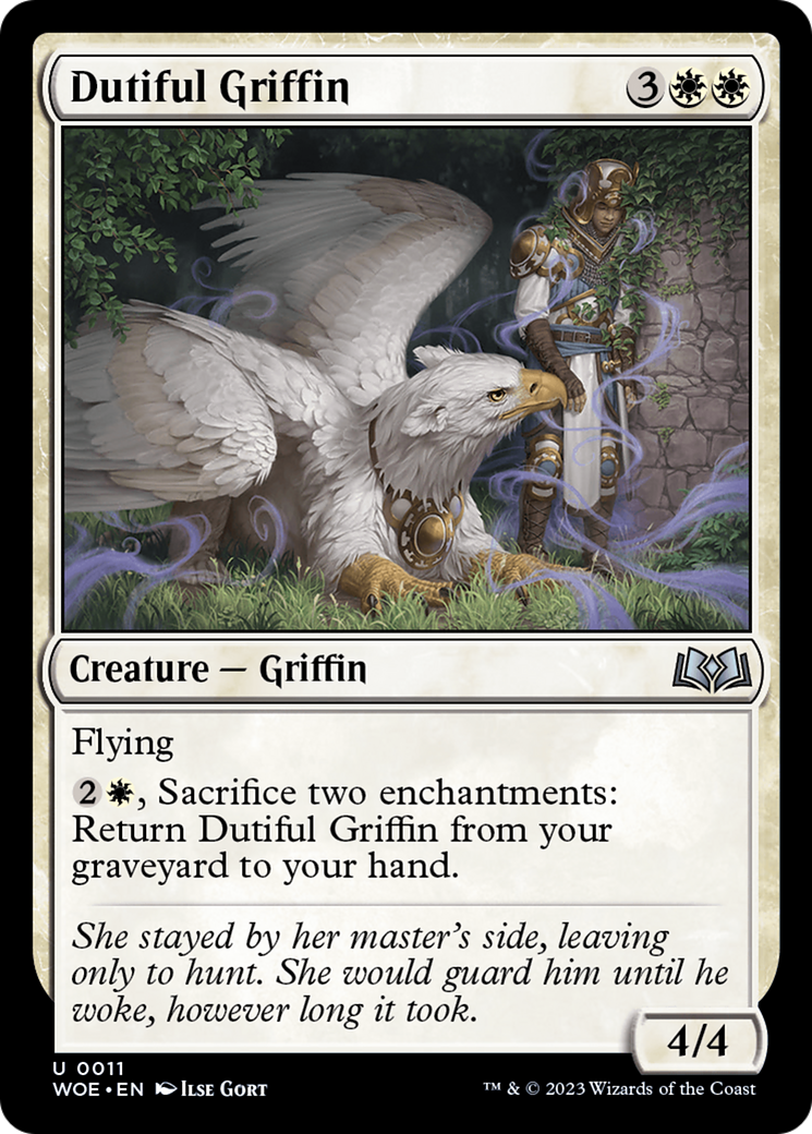 Dutiful Griffin [Wilds of Eldraine] | Silver Goblin