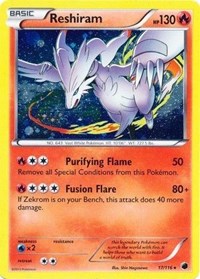 Reshiram (17/116) (Cosmos Holo) [Black & White: Plasma Freeze] | Silver Goblin