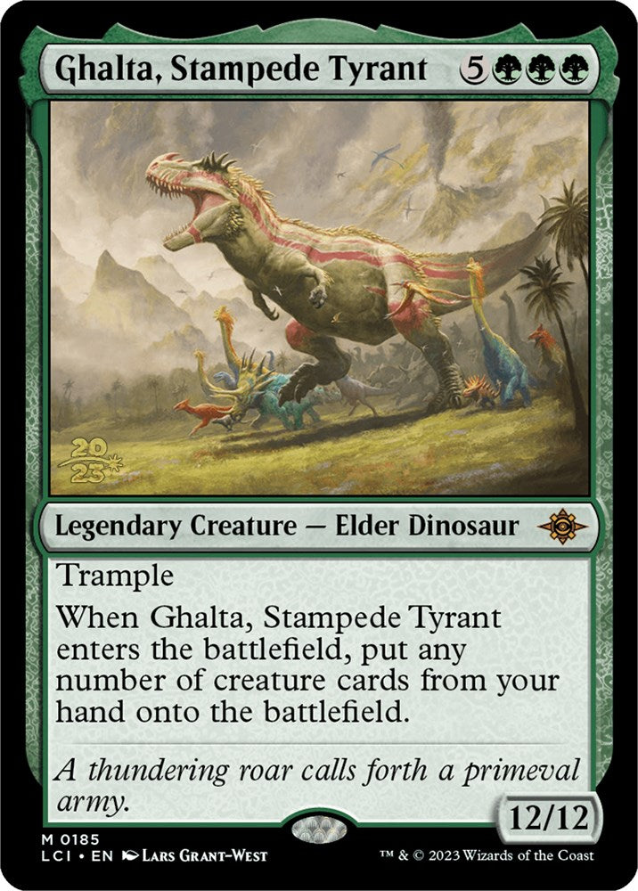 Ghalta, Stampede Tyrant [The Lost Caverns of Ixalan Prerelease Cards] | Silver Goblin