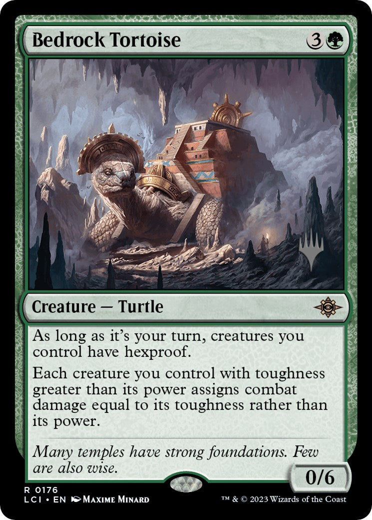 Bedrock Tortoise (Promo Pack) [The Lost Caverns of Ixalan Promos] | Silver Goblin