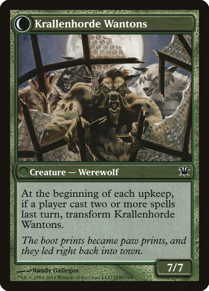 Grizzled Outcasts // Krallenhorde Wantons [Innistrad] | Silver Goblin