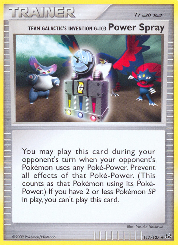 Team Galactic's Invention G-103 Power Spray (117/127) [Platinum: Base Set] | Silver Goblin