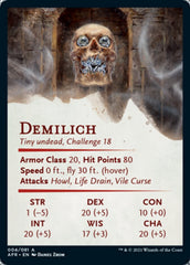 Demilich Art Card [Dungeons & Dragons: Adventures in the Forgotten Realms Art Series] | Silver Goblin