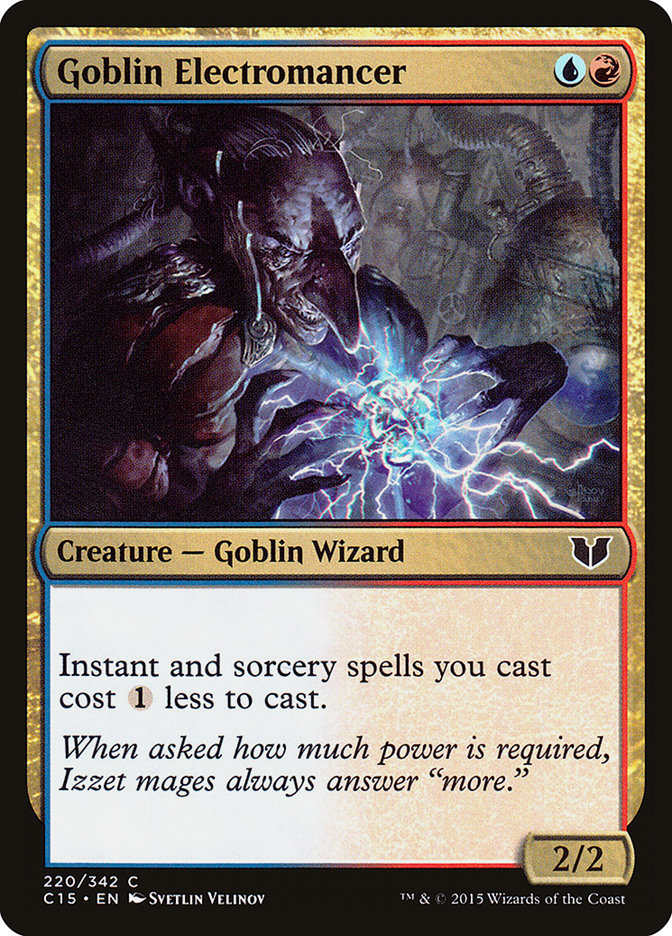 Goblin Electromancer [Commander 2015] | Silver Goblin