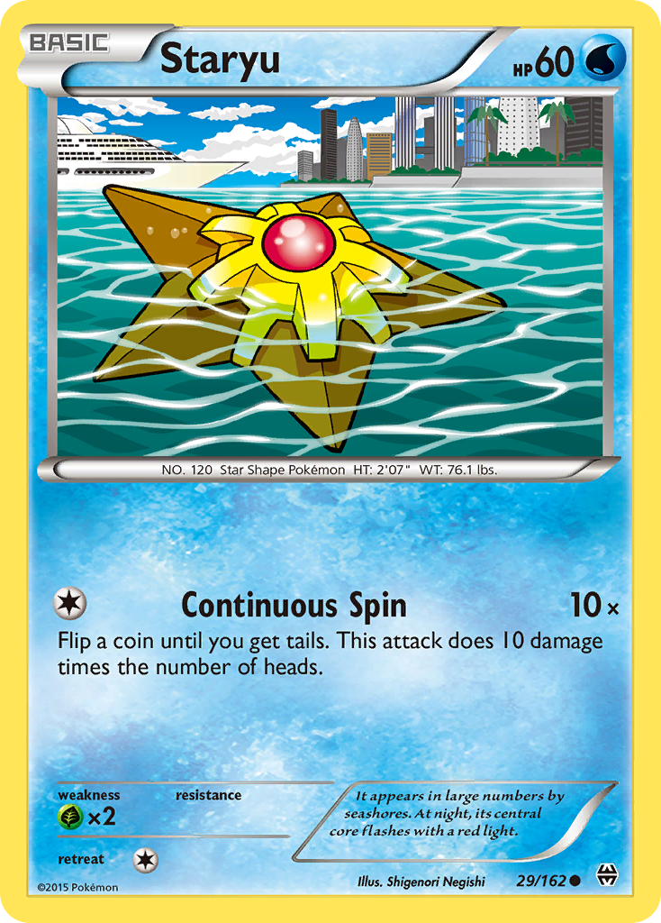 Staryu (29/162) [XY: BREAKthrough] | Silver Goblin