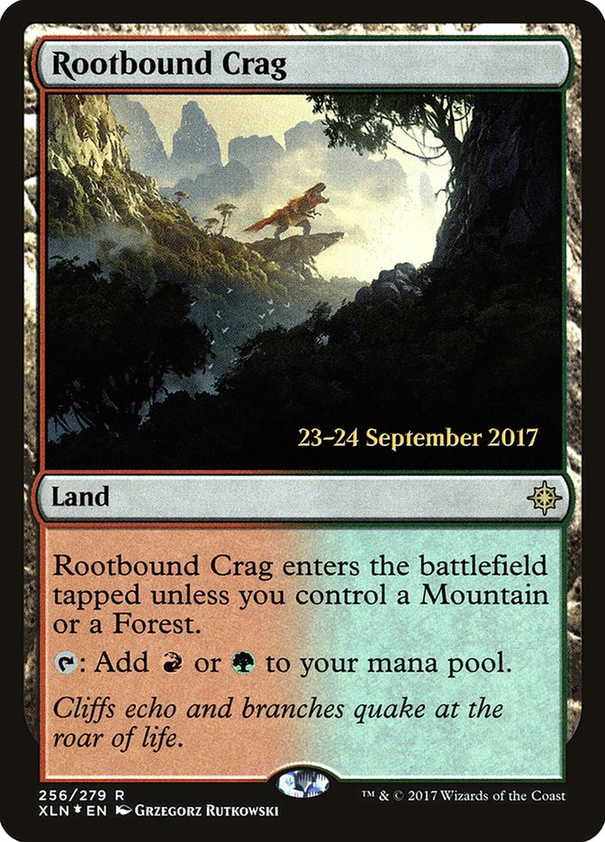 Rootbound Crag [Ixalan Prerelease Promos] | Silver Goblin