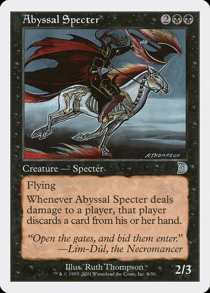 Abyssal Specter [Deckmasters] | Silver Goblin