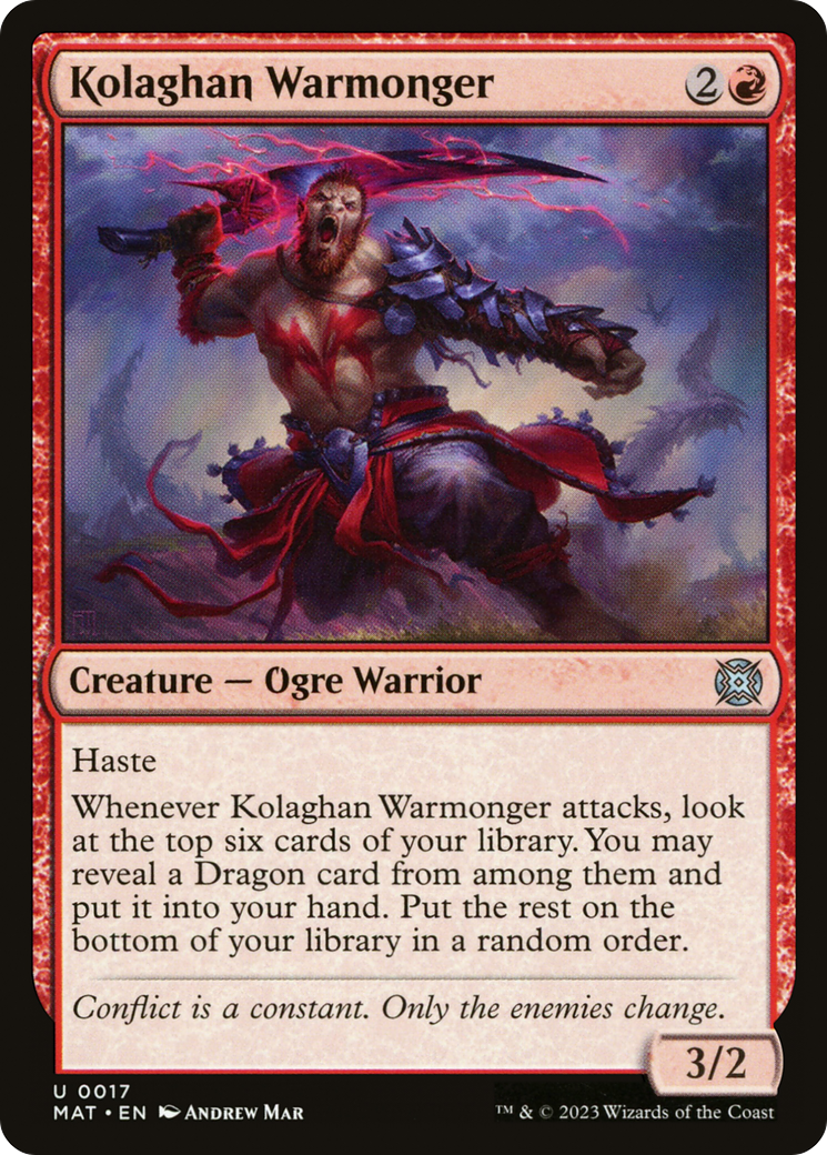 Kolaghan Warmonger [March of the Machine: The Aftermath] | Silver Goblin