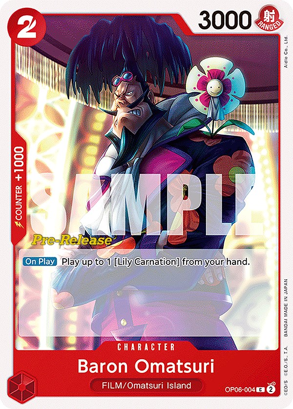 Baron Omatsuri [Wings of the Captain Pre-Release Cards] | Silver Goblin
