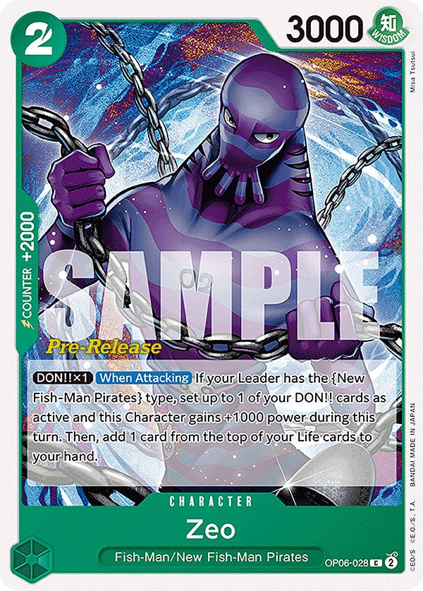 Zeo [Wings of the Captain Pre-Release Cards] | Silver Goblin