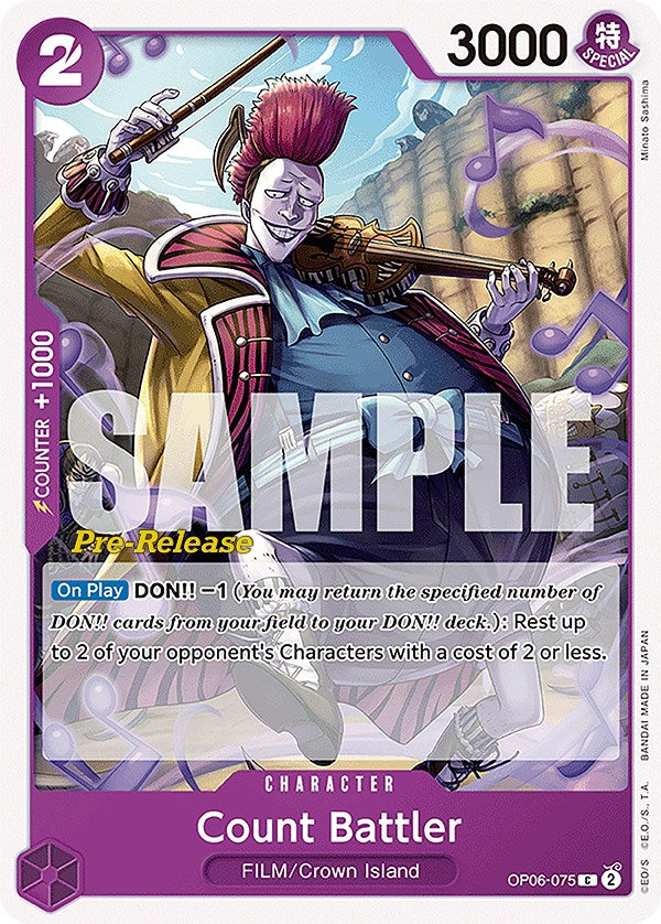Count Battler [Wings of the Captain Pre-Release Cards] | Silver Goblin