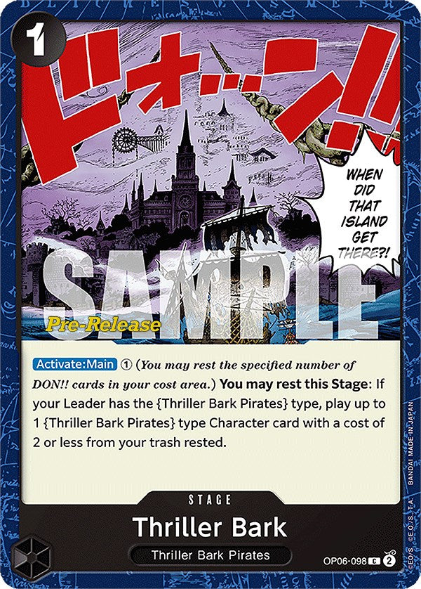 Thriller Bark [Wings of the Captain Pre-Release Cards] | Silver Goblin