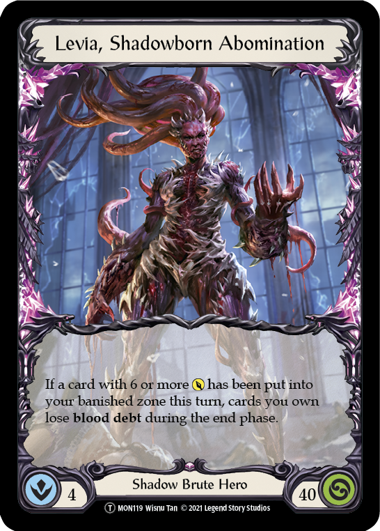 Levia, Shadowborn Abomination // Levia [U-MON119 // U-MON120] (Monarch Unlimited)  Unlimited Normal | Silver Goblin